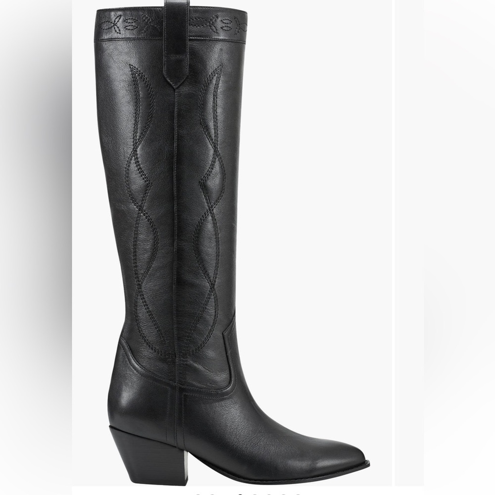 Marc Fisher LTD Edania Pointed Toe Western
Knee High Boot (Women) 5